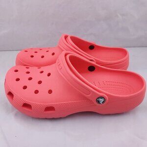 Crocs Classic Coral Pink Clog Men’s Size 10 Women Size 12
